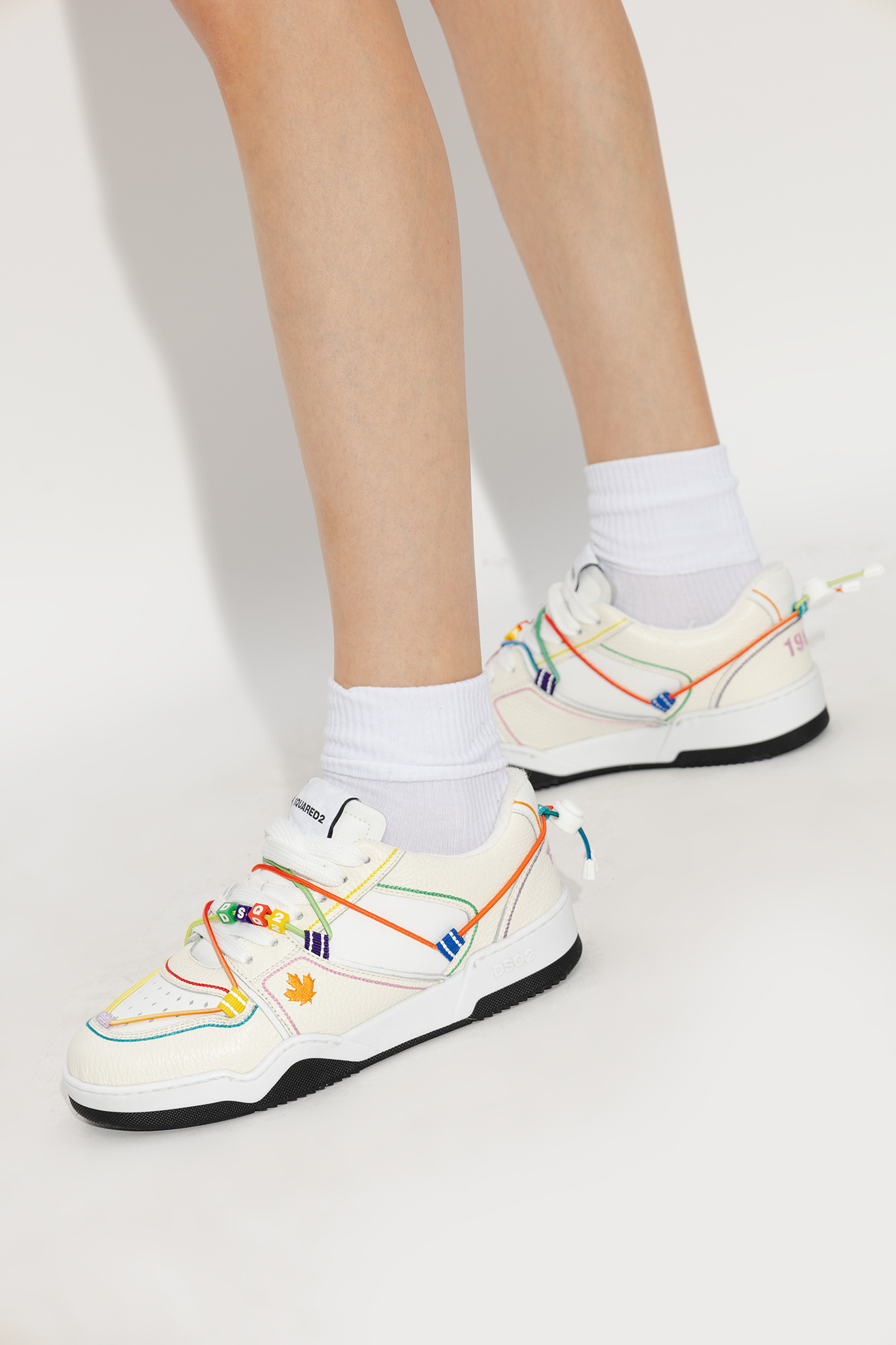 Dsquared clearance rainbow sneakers